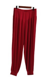 Square Dance Men Plus-sized Plus Size Loose Elastic Leisure Thin And Soft Practice Yoga Home Pants Lantern Anti Mosquito Pants