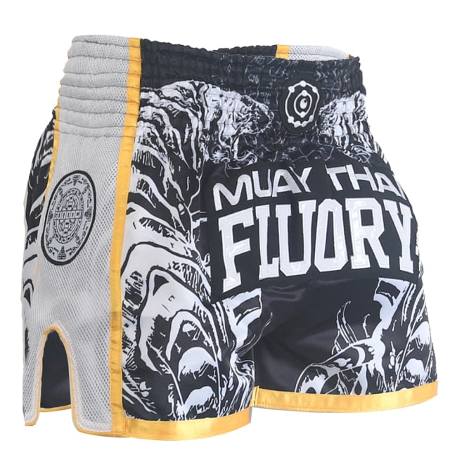 FLUORY muay Thai shorts free combat combat mixed martial arts boxing training match boxing pants