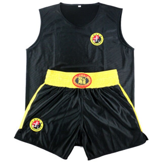 New Embroidery Dragon Kids Adults Jiu Jitsu Muay Thai MMA Boxing Shorts Set Sanda Grappling Sparring Uniforms Outfits Brand 2020