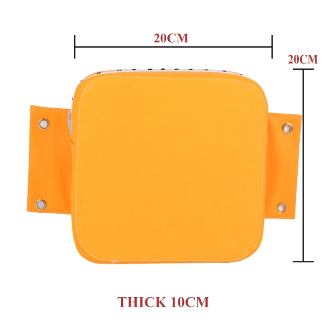Leather Wall Punching Pad Boxing Punch Target Training Sandbag Sports Dummy Punching Bag Fighter Martial Arts Fitness PU