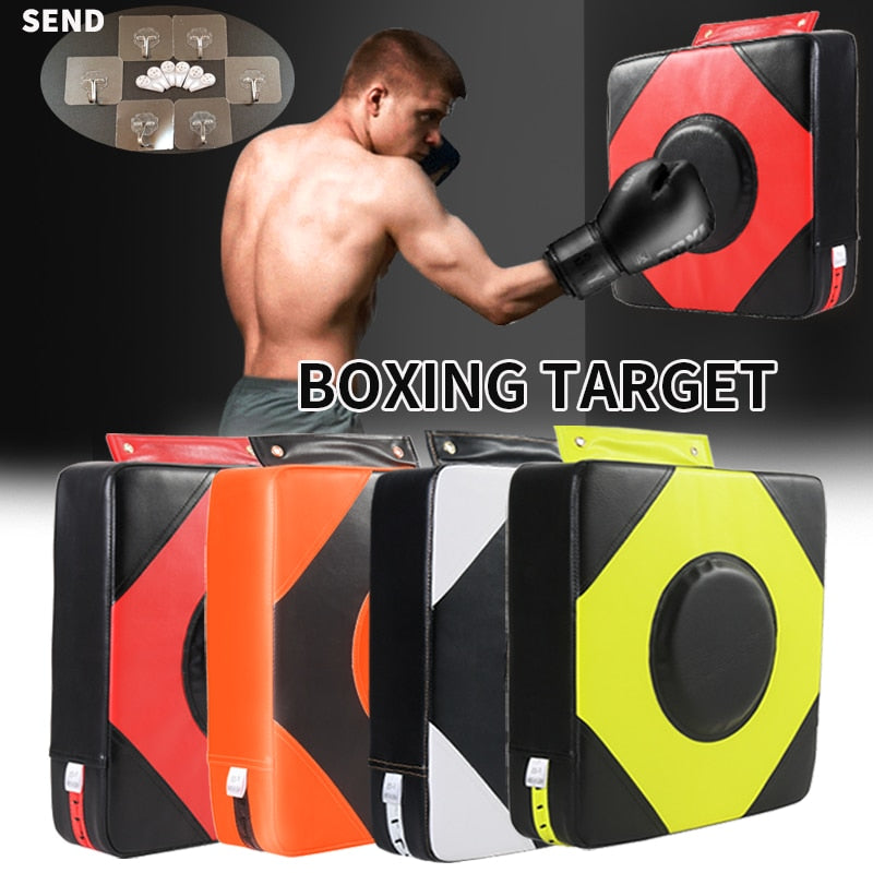 Leather Wall Punching Pad Boxing Punch Target Training Sandbag Sports Dummy Punching Bag Fighter Martial Arts Fitness PU