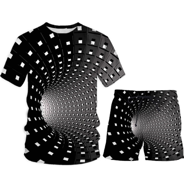 3D Cobra Kai Print Mixed Martial Arts T-Shirts+Shorts Sport Suit Men's Gym Training Fighter Sportwear Tracksuit Set 2 Pcs Cool