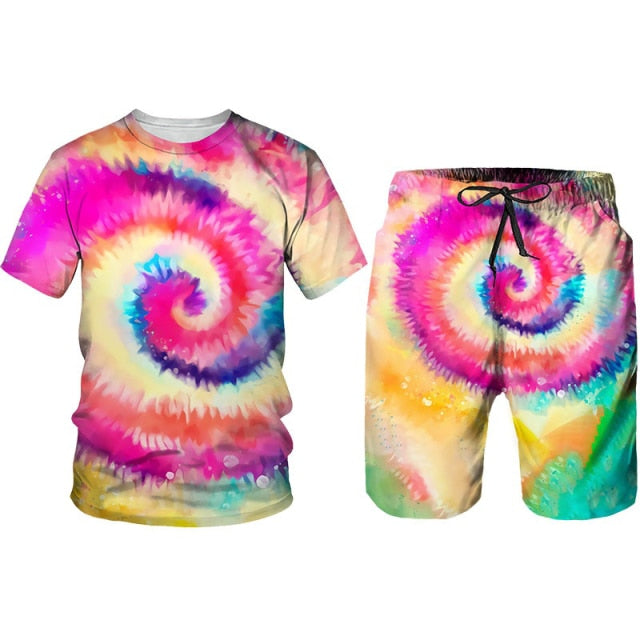 3D Cobra Kai Print Mixed Martial Arts T-Shirts+Shorts Sport Suit Men's Gym Training Fighter Sportwear Tracksuit Set 2 Pcs Cool