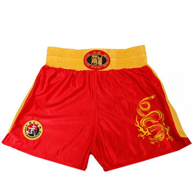 New Embroidery Dragon Kids Adults Jiu Jitsu Muay Thai MMA Boxing Shorts Set Sanda Grappling Sparring Uniforms Outfits Brand 2020