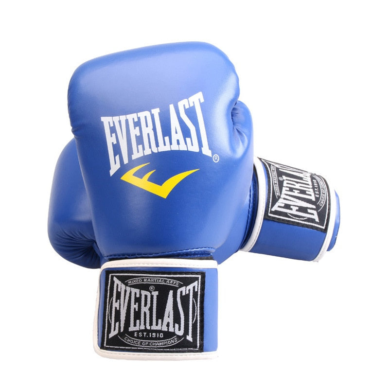 Luvas de boxe MMA para crianças e adultos Muay Thai Boxe Sanda Equipamento Luta livre Artes marciais Kick Boxing Luva de treinamento 6 8 10 12 OZ