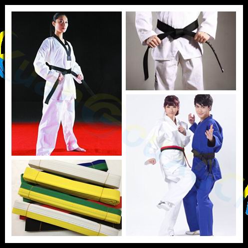 Martial Arts Karate Judo Taekwondo Professional Belts Judo Jiu jitsu Standard Tapes Protective Waistband 110.23inch