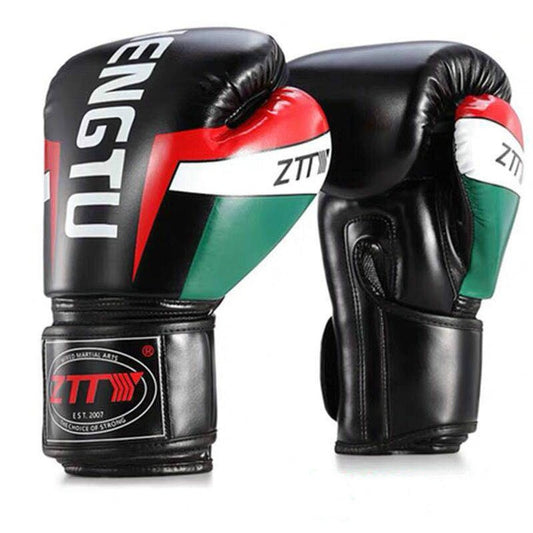 ZTTY 6-16OZ Crianças Adultos Mulheres Homens Sparring MMA Muay Thai Boxe Luvas Artes Marciais Luvas de Luta de Luta de Kickboxing MMA
