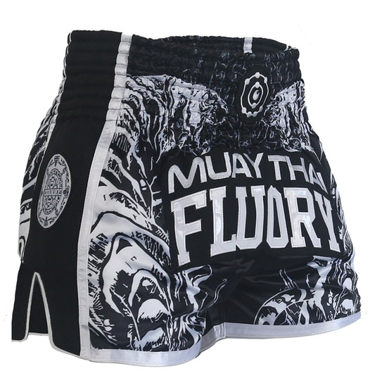 FLUORY muay thai shorts combate livre combate combate artes marciais mistas boxe treinamento luta calças de boxe
