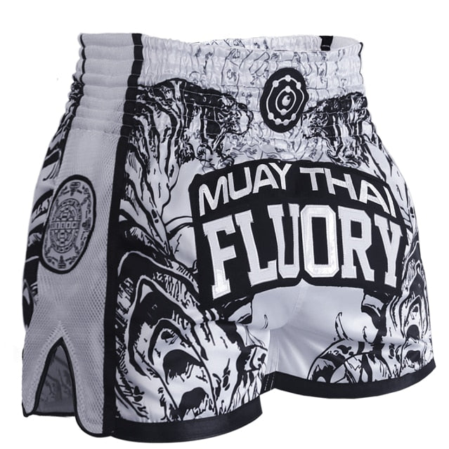 FLUORY muay Thai shorts free combat combat combat mixed martial arts boxing training match boxing pants