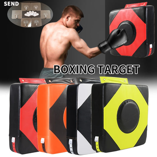 PU Couro Parede Punching Pad Boxe Soco Alvo Treinamento Saco de Areia Esportes Manequim Saco de Pancadas Lutador Artes Marciais Fitness