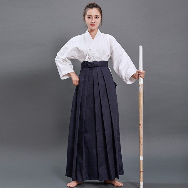 Kendo Uniforms Martial Arts Clothing Kendo Aikido Hapkido Martial Arts Keikogi and Hakama Suit Men Women high quality Taekwondo