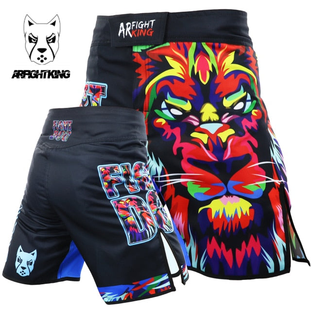 MMA Combat Sports Mixed Martial Arts Training Shorts Beach Fitness Jiu-jitsu Running Muay Thai Sanda Martial Arts Style