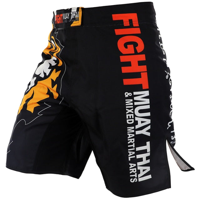 MMA Combat Sports Mixed Martial Arts Training Shorts Beach Fitness Jiu-jitsu Running Muay Thai Sanda Martial Arts Style