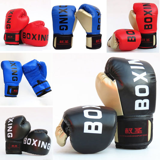 Children's adult boxing gloves Muay Thai Sanda martial arts kicking boxing training competition special Wrist Gloves training